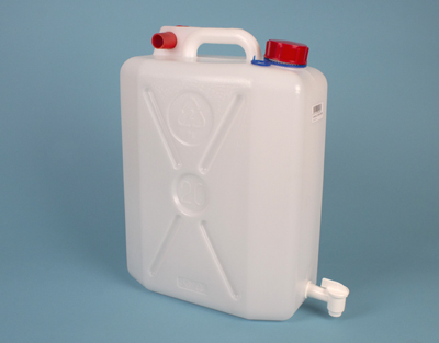 BIDON RECTANGULAR C/GRIFO 20 L, ENDO