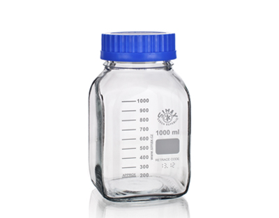 FRASCO ISO TAPON AZUL 1000 ML, GL80, SIMAX