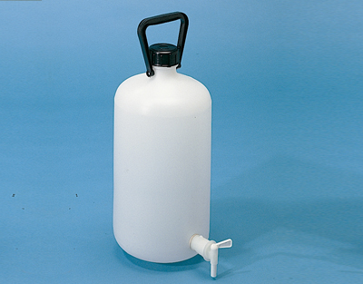 Bidón HDPE redondo c/grifo, 25L, ENDO