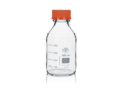 FRASCO ISO TAPON+ANILLO NARANJA 500ML, SIMAX