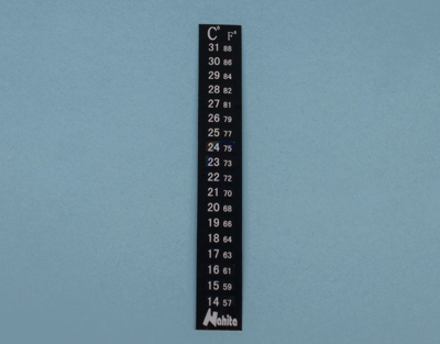 Termómetro cristal líq. grande, 14/31 ºC