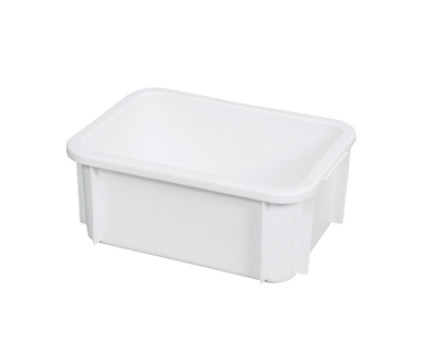 Tray rectangular 15 white l