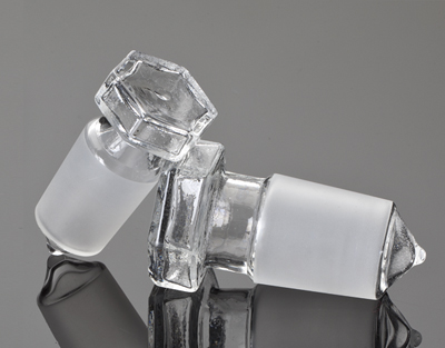 TAPON VIDRIO HUECO HEXAGONAL BASE PUNTA, P/ESM 29/32