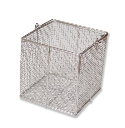 Square basket 150 mm, stainless steel