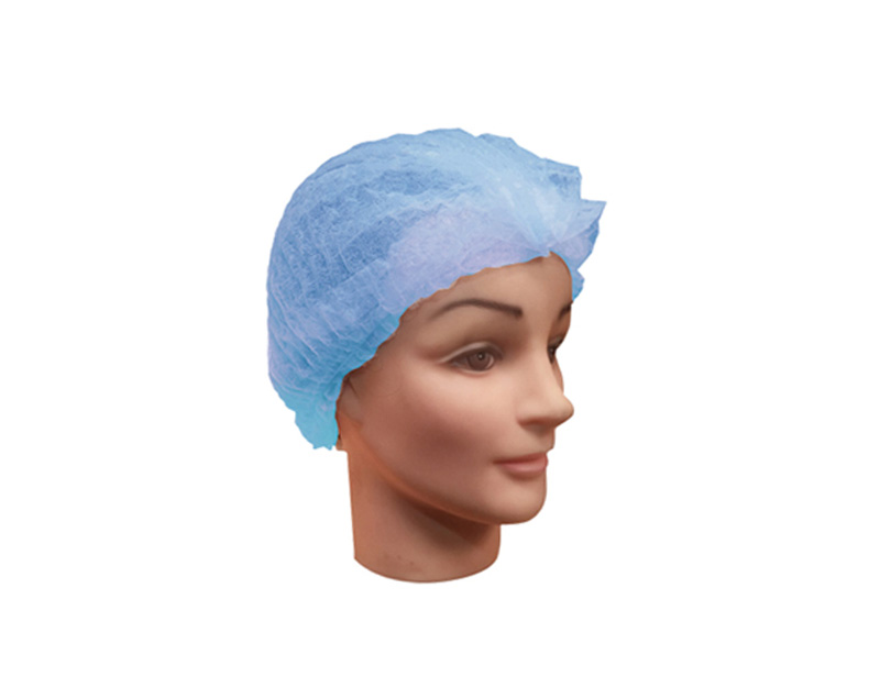 Gorro PP plegado tipo acordeón, azul (c/100)