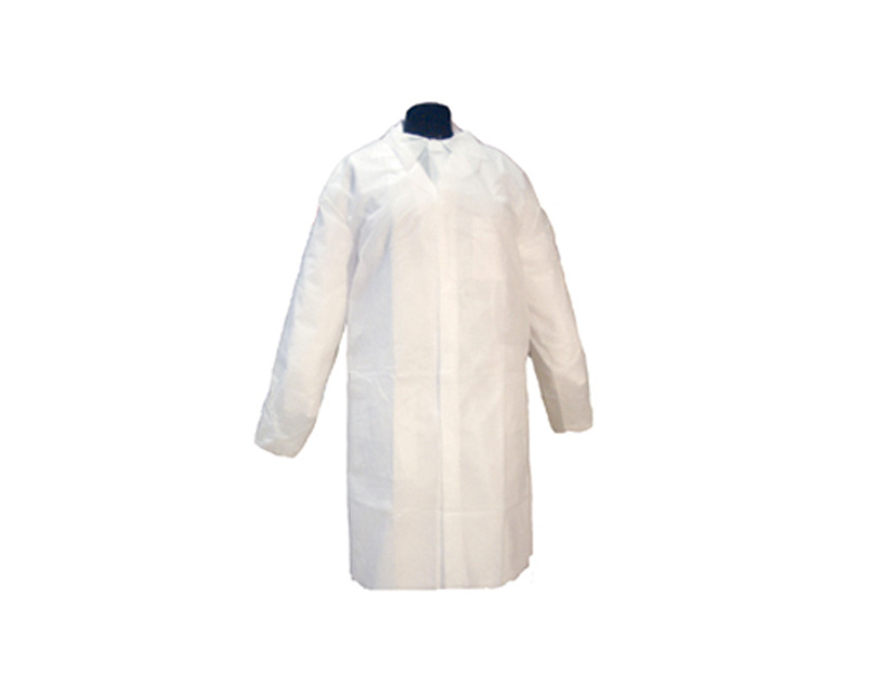 Bata desechable, talla XXXL, blanca, 1ud
