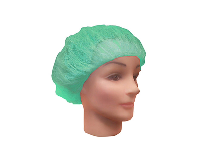 Gorro desechable, verde, c/100