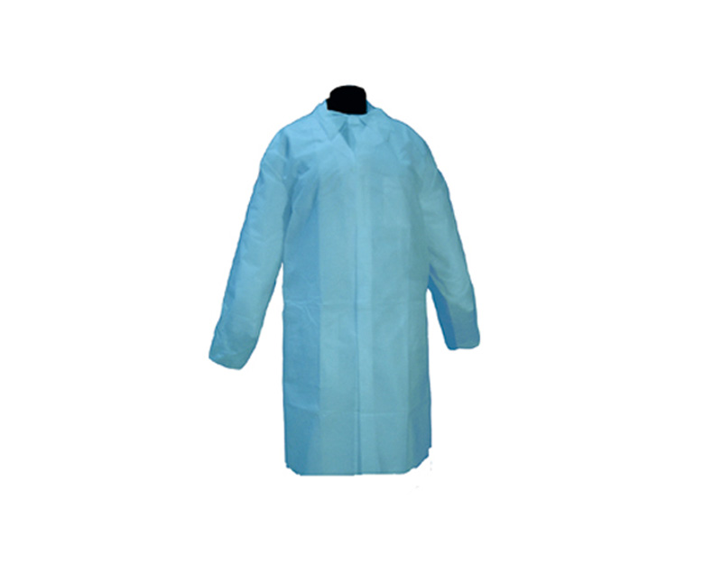 Bata desechable ligera, Talla XL, Azul, 1ud