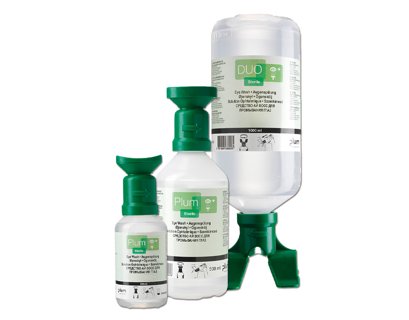 Solución salina lavaojos, 500 mL