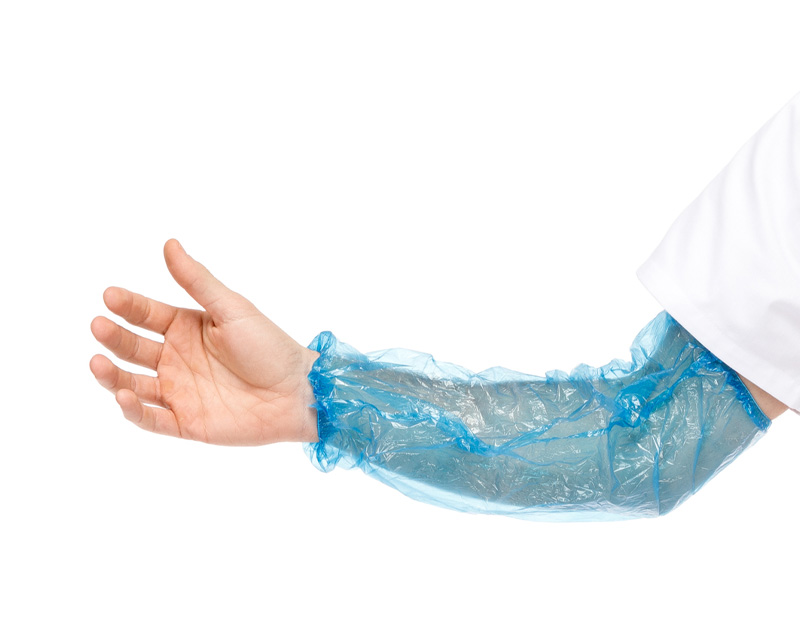 MANGUITO DESECHABLE, AZUL (c/100)