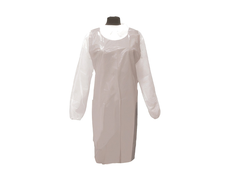 Delantal PE blanco (c/100)