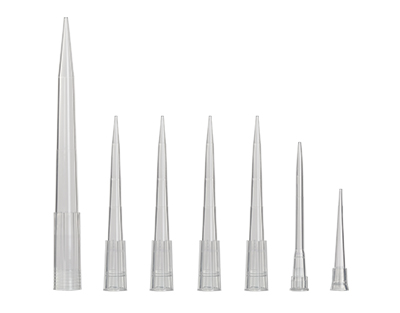 Pipette tips in rack, 200 µl, High Quality, sterile, 96 pcs